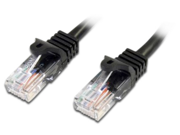 Cable de Red Startech Cat5e, RJ-45 (M-M), 2m, Color Negro.