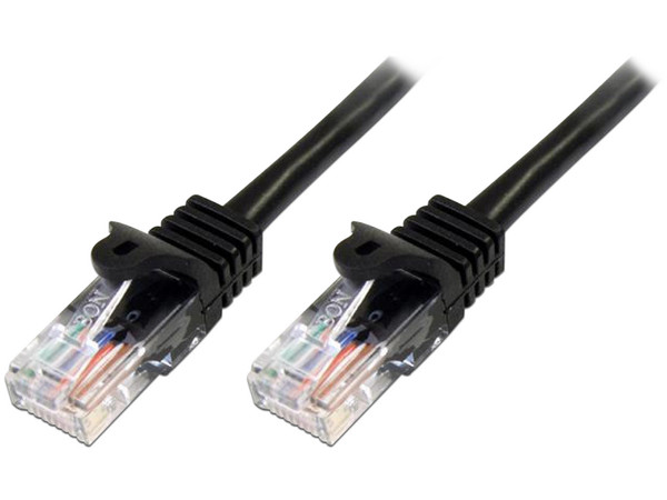 Cable de Red StarTech Cat5e UTP, 50 cm. Color Negro.