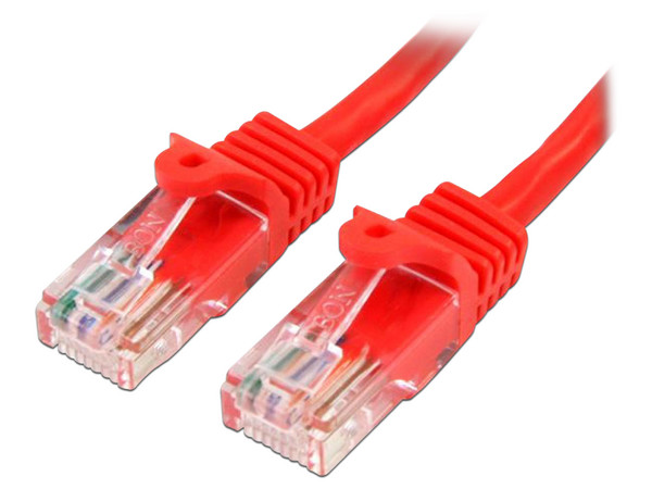 Cable de Red StarTech Cat5e UTP, 50cm. Color Rojo.
