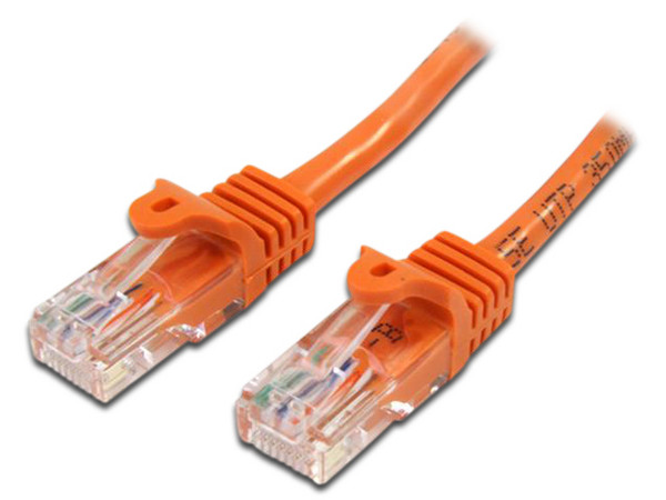 Cable Startech de Conexión Cat 5e de 7 m, Naranja.