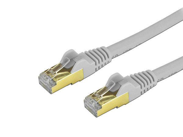 Cable de Red Blindado StarTech Cat6, 2.7m. Color Gris.