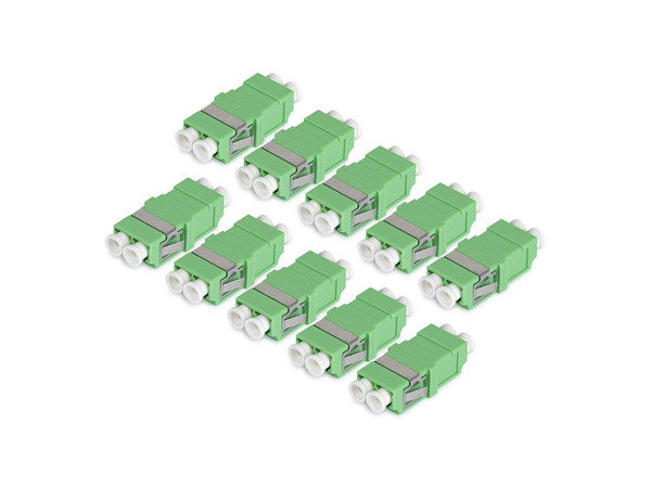 Acoplador de Fibra Óptica StarTech.com DUPLEXLCAPCNOF, LC a LC, Monomodo, Incluye 10 Piezas.