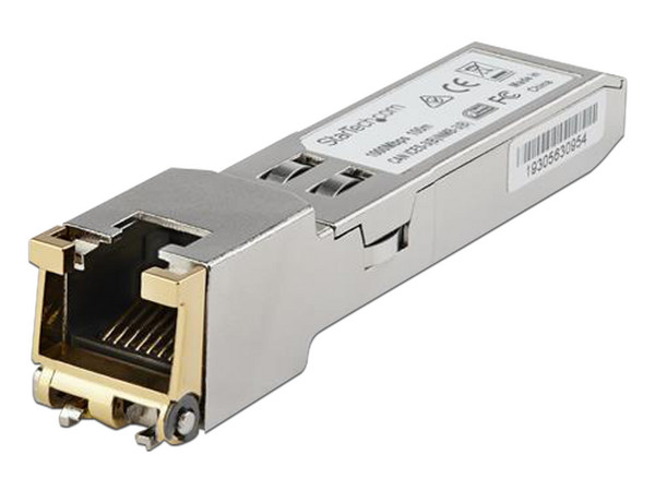 Módulo Transceptor StarTech SFP de Fibra 1 Gigabit, Compatible con GLC-TE , RJ45 , 100m.