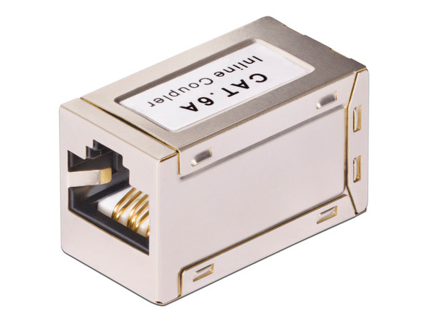 Acoplador Startech RJ45 Blindado Cat6a Hembra a Hembra