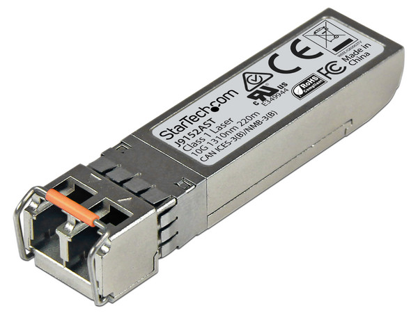 Transceptor de Fibra Óptica Startech SFP+, Multimodo, Full-Duplex.