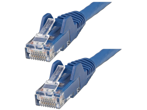 Cable de Red StarTech, Longitud 1.0 m, Conector RJ45 (Macho) a RJ45 (Macho), Cat 6, Color Azul.