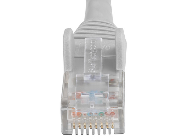 Cable de Red StarTech, Longitud 1.0 m, Conector RJ45 (Macho) a RJ45 (Macho), cat 6, Color Gris.