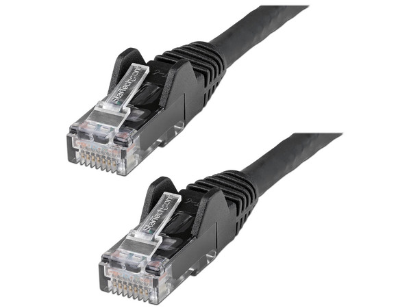 Cable de Red StarTech Cat6, UTP, RJ-45 (M-M), 24AWG, de 2m. Color Negro.
