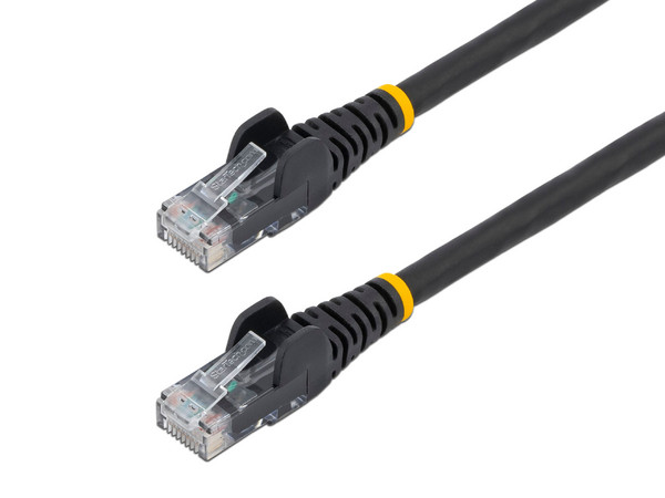 Cable de Red StarTech N6LPATCH3MGR de 90cm, Conector RJ45 (Macho) a RJ45 (Macho), Cat6, Color Negro.