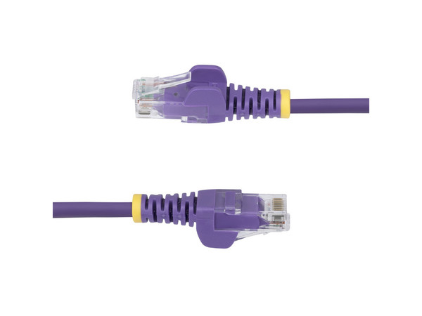 Cable de Red StarTech N6PAT100CMPLS, RJ-45 a RJ-45 (M-M), Cat6, 28AWG, 1m. Color Morado.