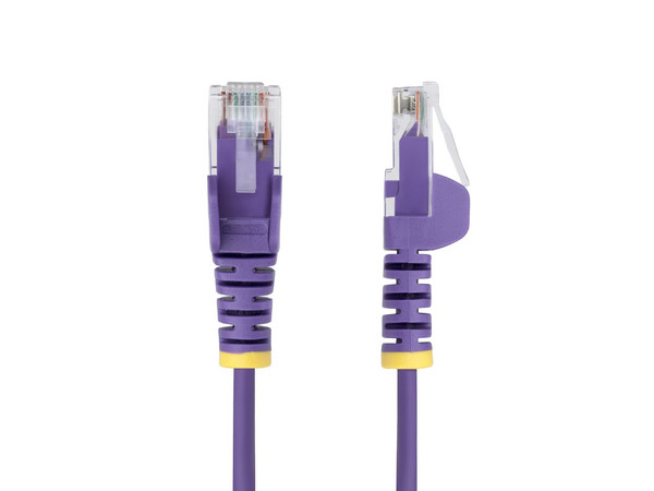 Cable de Red StarTech N6PAT100CMPLS, RJ-45 a RJ-45 (M-M), Cat6, 28AWG, 1m. Color Morado.
