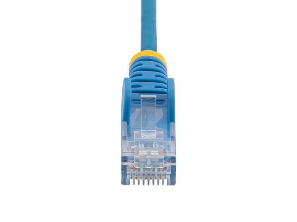 Cable de Red Ethernet StarTech.com N6PAT150CMBLS CAT6 Delgado, 1.5 m, 28AWG, Oro Chapado, Color Azul.