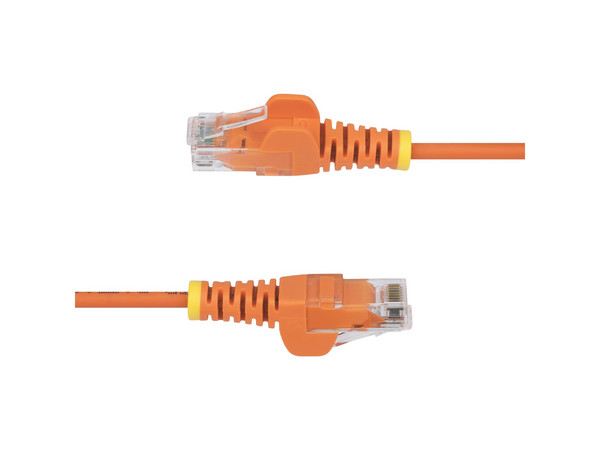 Cable de Red StarTech N6PAT50CMORS, RJ-45 a RJ-45 (M-M), Cat6, 28AWG, 50cm. Color Naranja.
