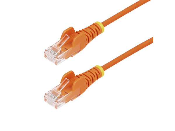 Cable de Red StarTech N6PAT50CMORS, RJ-45 a RJ-45 (M-M), Cat6, 28AWG, 50cm. Color Naranja.