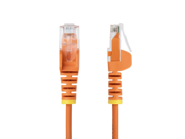 Cable de Red StarTech N6PAT50CMORS, RJ-45 a RJ-45 (M-M), Cat6, 28AWG, 50cm. Color Naranja.