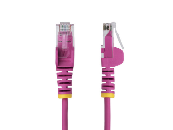 Cable de Red StarTech N6PAT50CMPKS, RJ-45 a RJ-45 (M-M), Cat6, 28AWG, 50cm. Color Rosa.