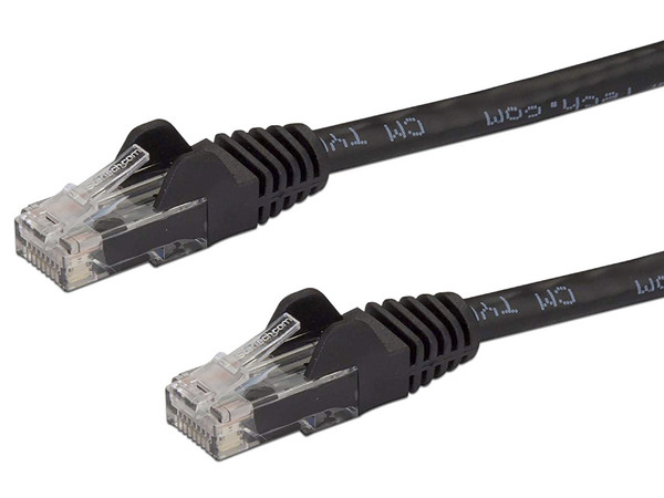 Cable de red StarTech, Cat6, UTP, RJ-45 (M-M), 1m, Negro.