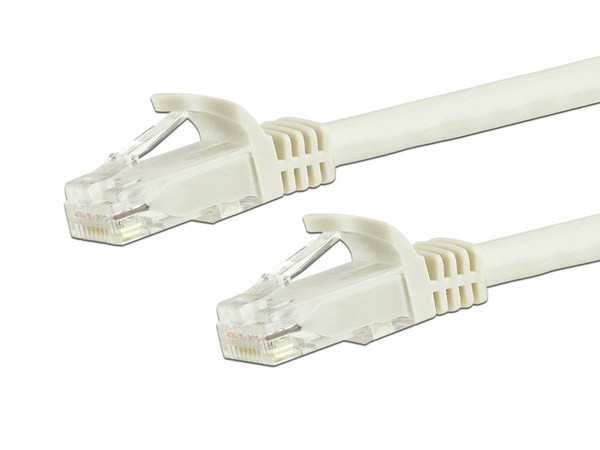 Cable de red StarTech, Cat6, UTP, RJ-45 (M-M), 3m, Blanco.