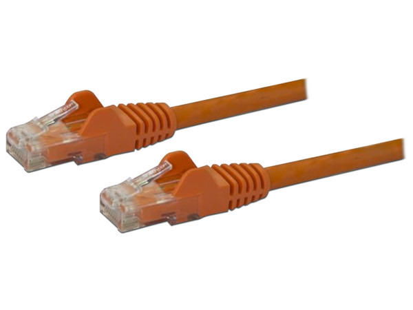 Cable de Red StarTech Cat6 UTP, 50cm. Color Naranja.