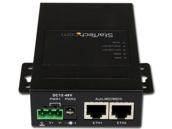Servidor Industrial de dispositivos serie de 1 puerto serial RS-232 / 422 / 485 a Ethernet con IP.