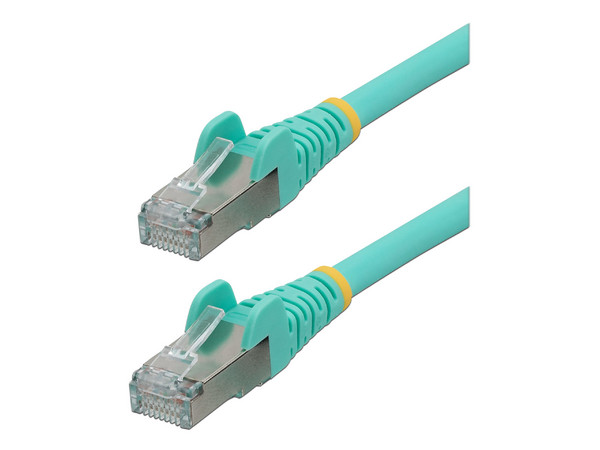 Cable de red UTP Startech NLAQ-15F-CAT6A-PATCH, RJ-45 Cat6A, 4.5m, PoE. Color Azul Aqua