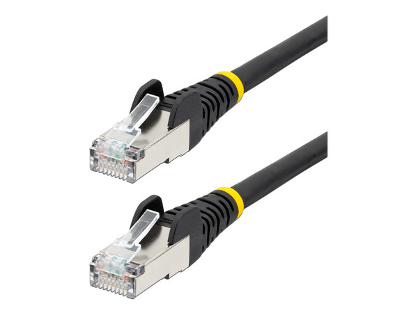 Cable de red UTP Startech NLBK-15F-CAT6A-PATCH, RJ-45 Cat6A, 4.5m, PoE. Color Negro