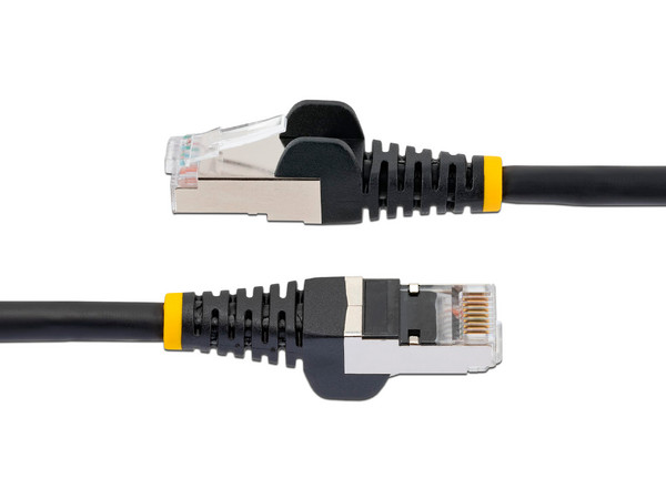 Cable RJ45 Cat6a StarTech, 0.9 m, RJ45 Macho a RJ45 Macho, Blindado, A prueba de enganches, Hasta 10Gbit/s, Color Negro.