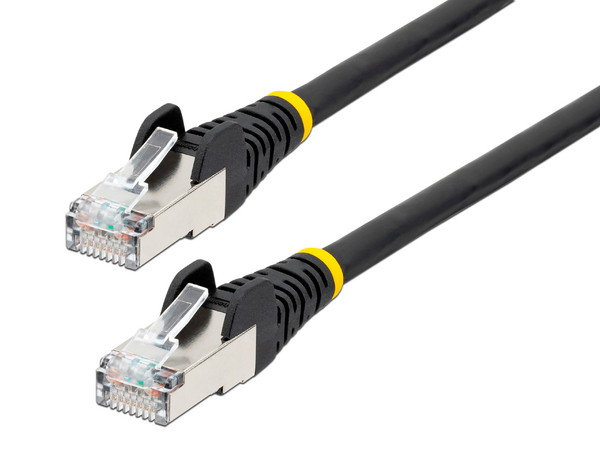 Cable RJ45 Cat6a StarTech, 0.9 m, RJ45 Macho a RJ45 Macho, Blindado, A prueba de enganches, Hasta 10Gbit/s, Color Negro.