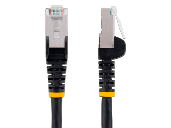 Cable RJ45 Cat6a StarTech, 0.9 m, RJ45 Macho a RJ45 Macho, Blindado, A prueba de enganches, Hasta 10Gbit/s, Color Negro.