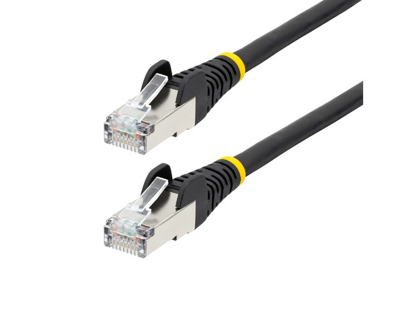 Cable de Red StarTech NLBK-50F-CAT6A-PATCH, RJ-45 a RJ-45 (M-M), CAT6a, 15m. Color Negro.