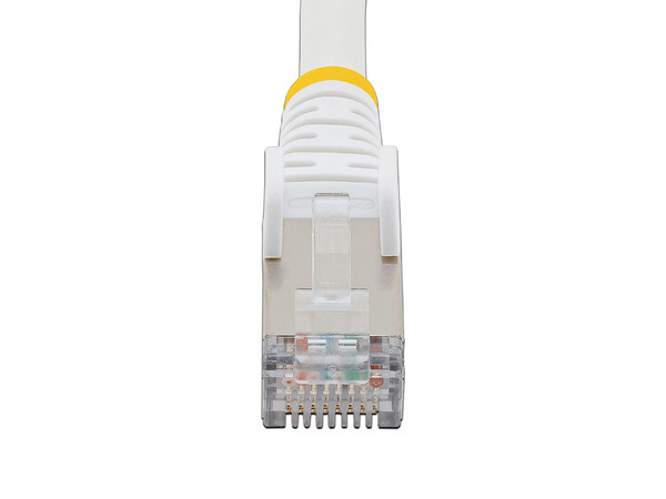 Cable de Red StarTech RJ45 Cat6a, Conectores RJ-45 Macho a RJ-45 Macho, 1.8m, Color Blanco.