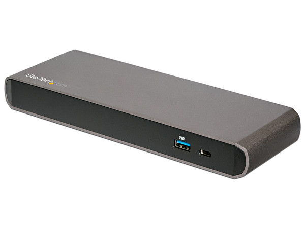 Docking Station StarTech Thunderbolt 3 con Salidas Dobles de Video 4K para Laptops Windows y Mac, con Soporte para 5K y Entrega de Potencia PD.