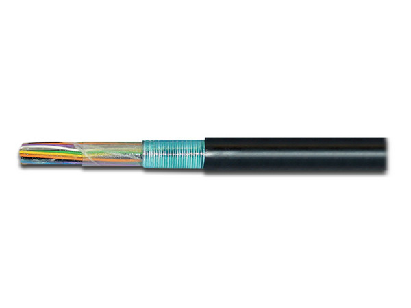 NA - Cable telefónico para exterior subterráneo con relleno de gel, 6 pares, calibre 24AWG.