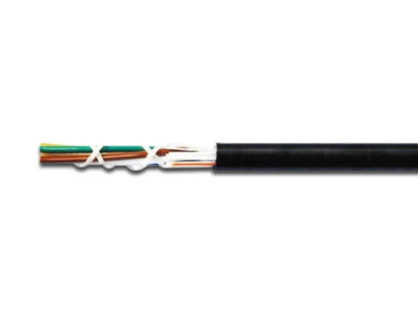 Cable de Fibra Óptica Holgado Superior Essex, para uso en exterior y dieléctrica, 12 hilos, multimodo. (Venta por metro)
