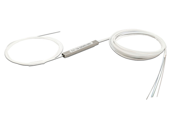 Cable Divisor Óptico Tempo TM-PLC-1X4WOC tipo PLC, 1 x 4. Color Blanco (sin conectores)