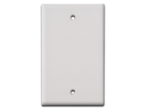 Placa de pared TVC A175, sin puertos, Color Blanco.