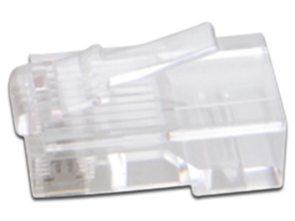 Paquete de 100 conectores RJ45 TVC, Cat5e.