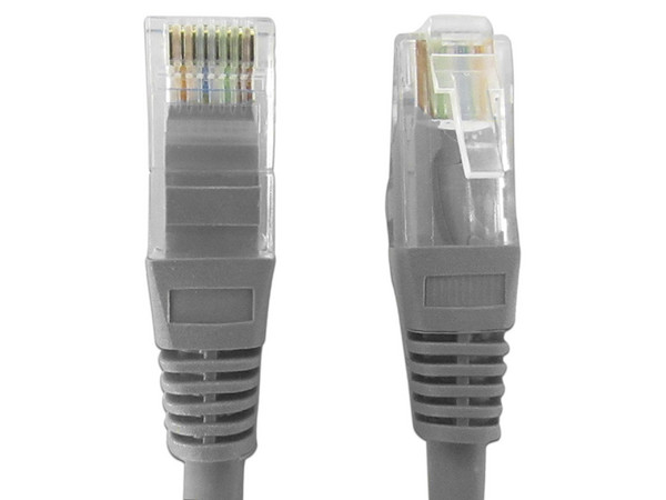 Cable de Red TVC P5E2UG, Cat5e UTP, 2m. Color Gris.