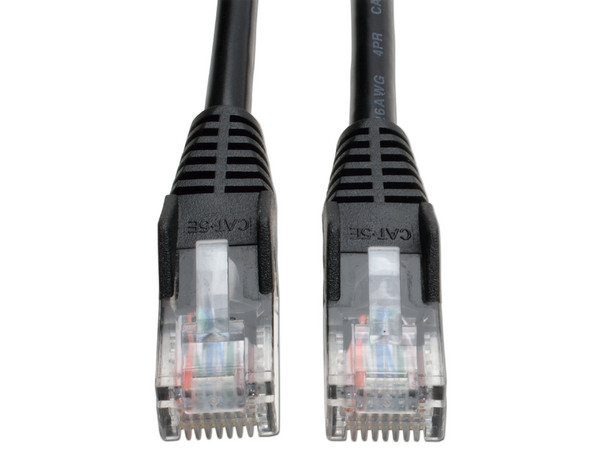 Cable de red Tripp Lite RJ-45 (M-M), Cat5e de 2.13m. Color Negro.