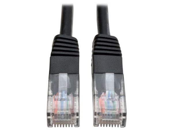 Cable de Red Tripplite Cat5e UTP, 1.22 m. Color Negro.