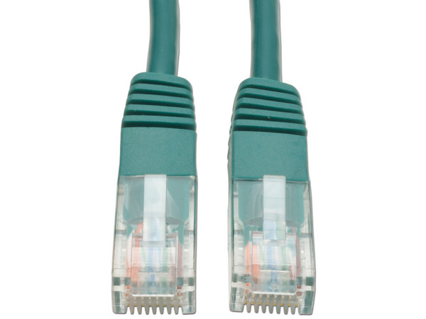 Cable de red Tripplite, Cat5e, RJ-45 Macho / RJ-45 Macho, 1.52 m, Verde.