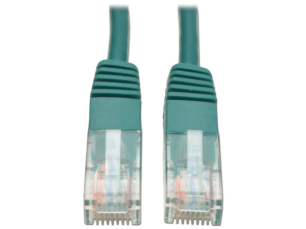 Cable de Red Tripplite Cat5e UTP, 2.13 m. Color Verde.