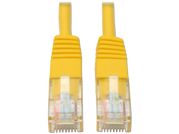 Cable de Red Tripplite Cat5e UTP, 3.05 m. Color Amarillo.