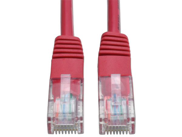 Cable de Red Tripplite Cat5e UTP, 7.62m. Color Rojo.