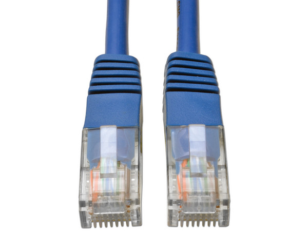 Cable de red Tripp Lite RJ-45 (M-M), Cat5e de 30.48m. Color Azul.