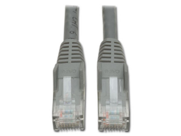 Cable de red Tripplite, Cat6, RJ-45 Macho / RJ-45 Macho, 91cm, gris