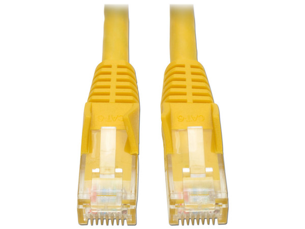 Cable de red Tripp Lite RJ-45 (M-M), Cat6 de 0.91m. Color Amarillo.