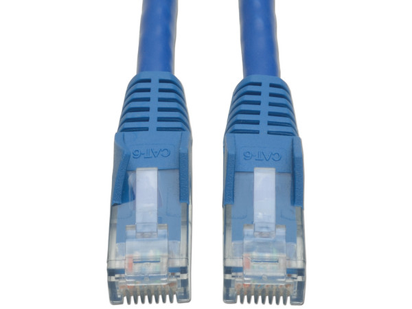 Cable Patch Moldeado Snagless Cat6 Gigabit (RJ45 M/M) - Azul, de 9.14 m