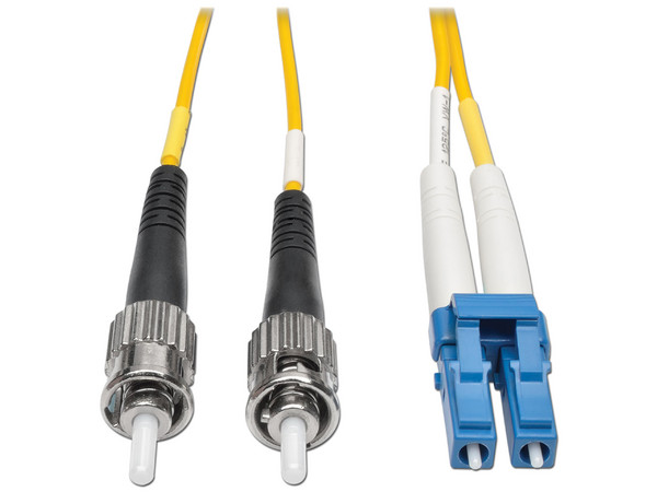 Cable de red Tripp Lite monomodo de fibra dúplex LC-ST 8.3/125 de 1m.