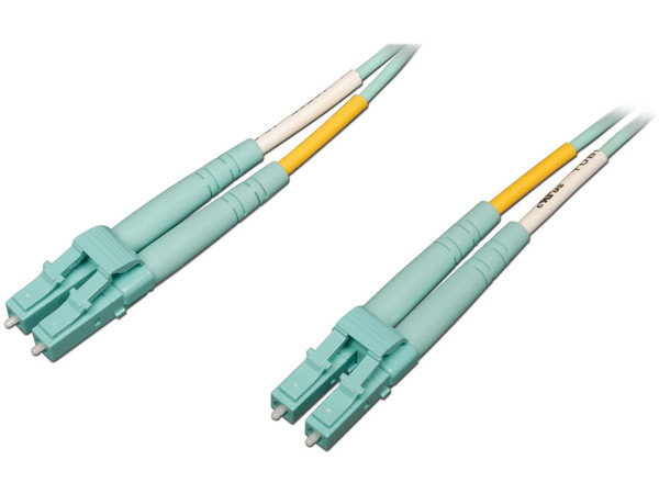 Cable Patch de Fibra Dúplex Multimodo 50/125 OM4 LSZH de 10Gb/100Gb (LC/LC) de 5M